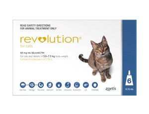 Revolution Cat 45mg 2.6 - 7.5kg (Blue) 3 Pack