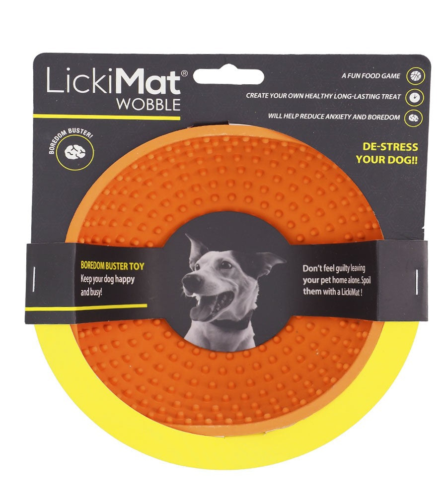 Lickimat Wobble Orange