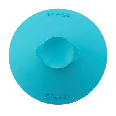 LickiMat Splash Wall & Floor Suction Slow Feeder Dog Bowl - Blue