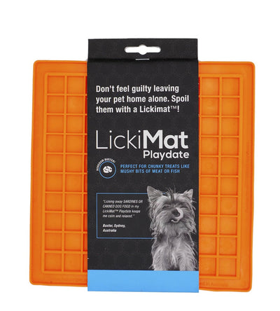 Lickimat Playdate Orange