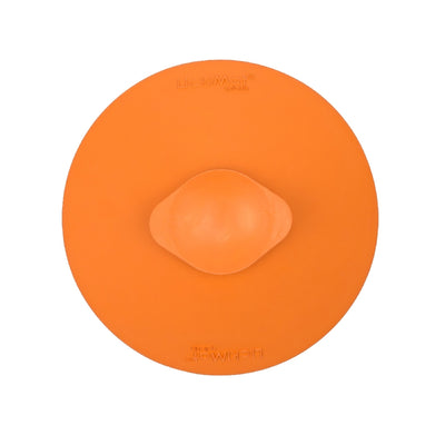 LickiMat Splash Wall & Floor Suction Slow Feeder Dog Bowl - Orange