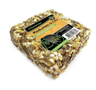 Bainbridge Poultry & Bird Treat Blocks Mealworms & Corn