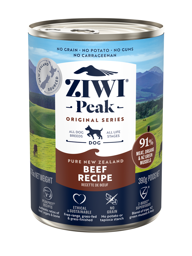 Ziwi Peak Dog Beef Can 390g