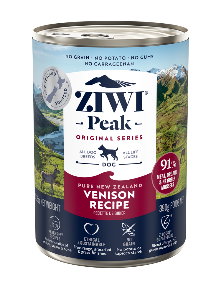 ZIWI Peak Dog Venison Can 390g