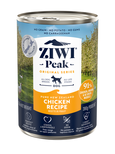 ZIWI Peak Dog Chicken Can 390g