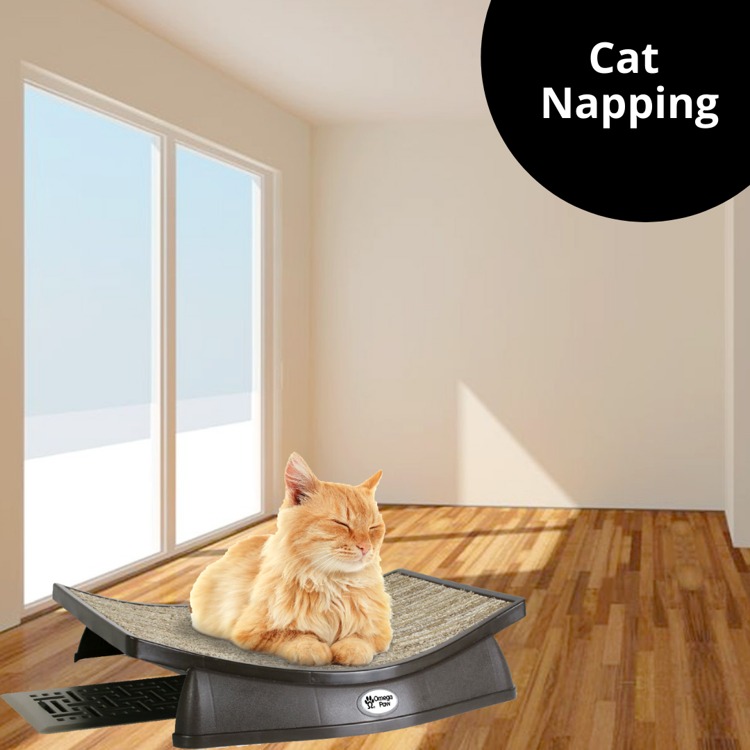 Omega Paw Lazy Lounger Curved Siesta Cat Bed