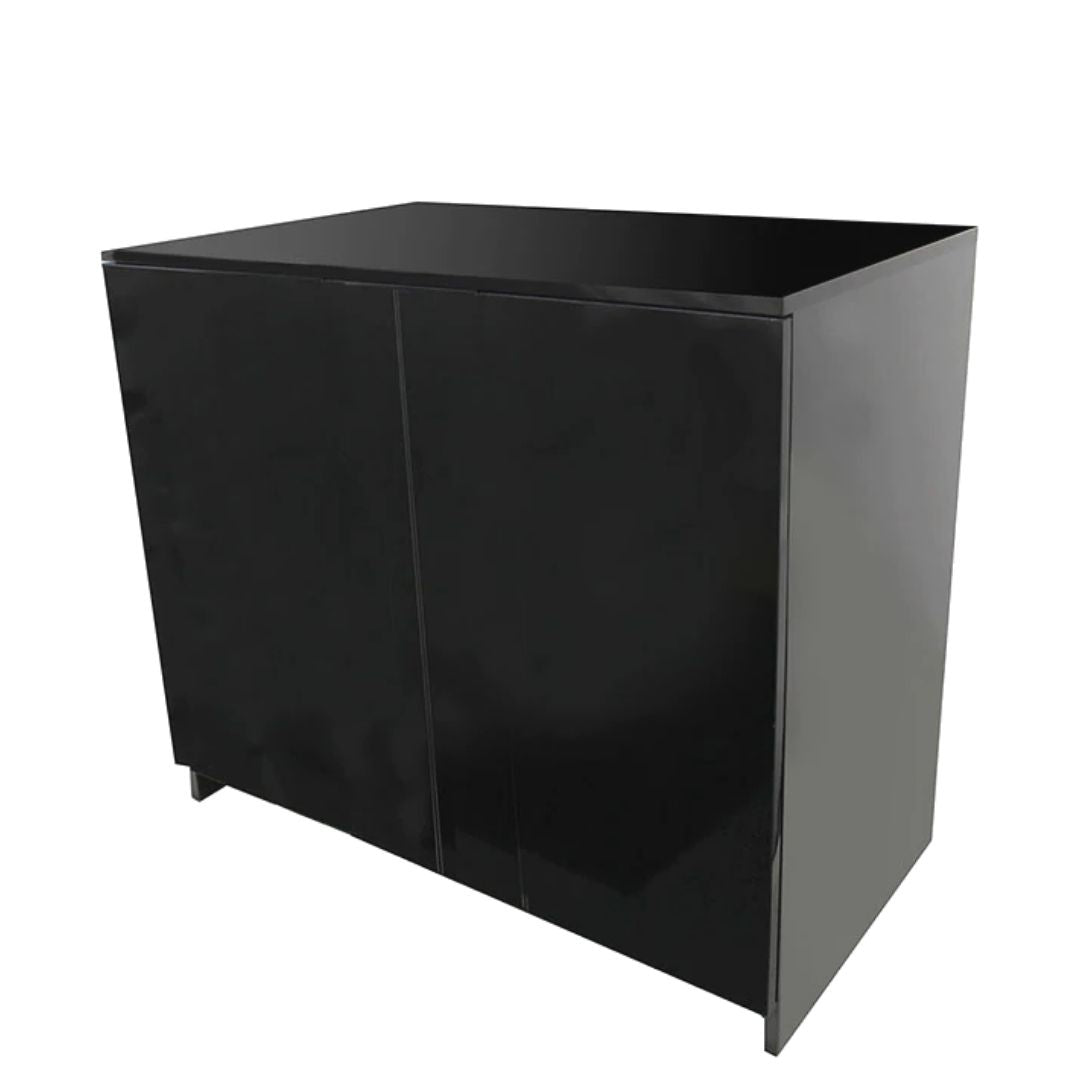 Repti One Roc 900 Cabinet 90X45X76Cm H Gloss Black *Available In Store or Local Delivery Only*